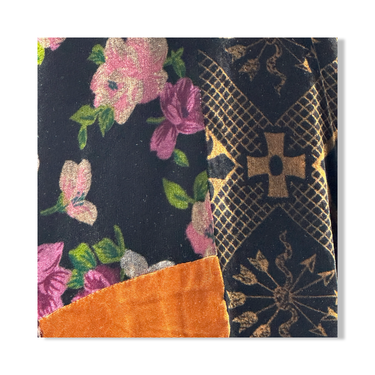 Vintage Patterned Velvet Jacket