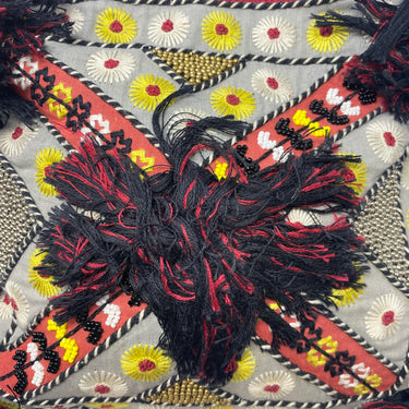 Etro Beaded Embroidered Tassel Crossbody Bag