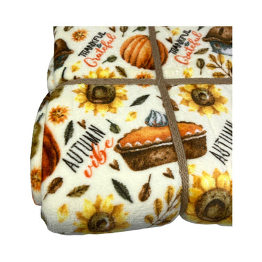 Motif Autumn Vibe Harvest Berber Throw Blanket