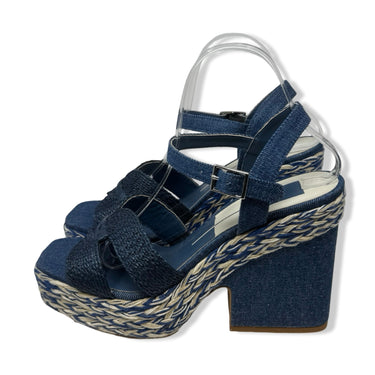 Dolce Vita Denim Threaded platform Heels