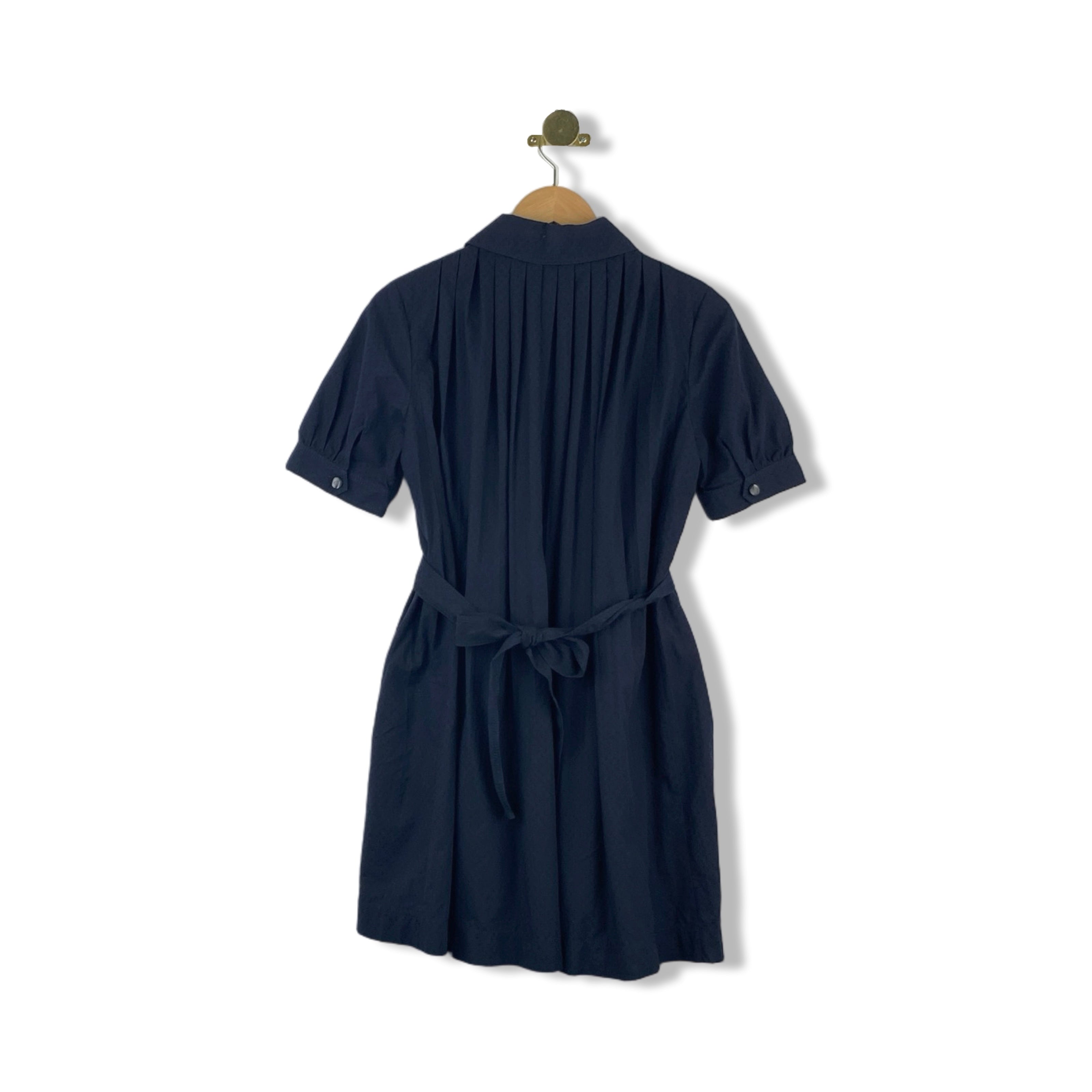 Coach Button Down Short Sleeve Dress
