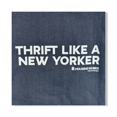 Housing Works Denim Thrift Like A New Yorker Tote Bag