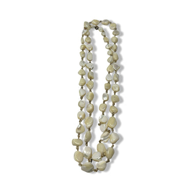 Multi-Shaped Long Beaded Necklace