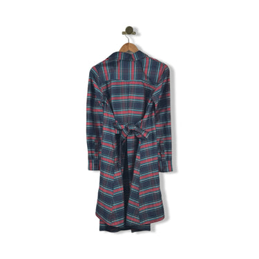 Draper James Plaid Button Down Dress