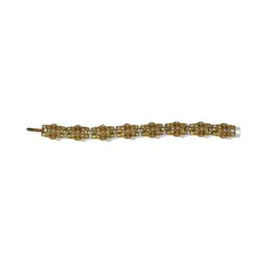 R.J. Graziano Rhinestone and Faux Pearl Bracelet