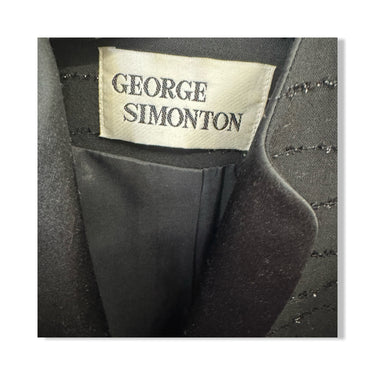 Vintage George Simonton Sparkly Tuxedo Jacket