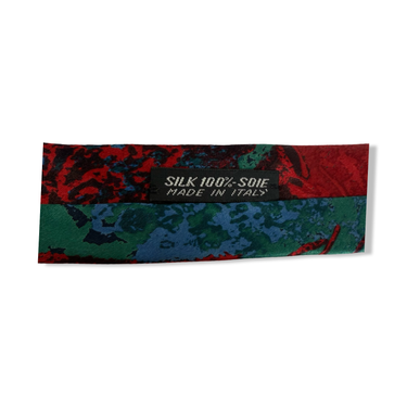 Abstract Pattened Silk Tie