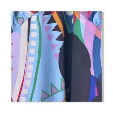 Newbury Street Patterned Long Sleeve Dress