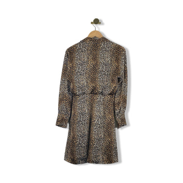 Equipment Cheetah Print Button Down Dress