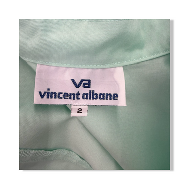 Vintage Vincent Albane Zip Long Short Sleeve Top