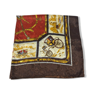 Carriage Patterned Scarf