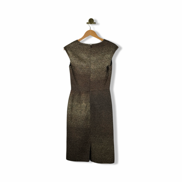 Lela Rose Metallic Dress