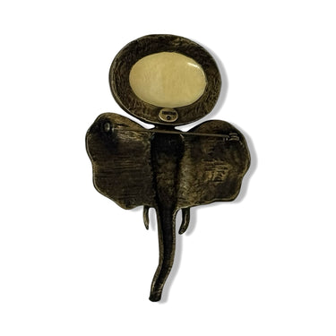 Vintage R.J. Graziano Elephant Head Brooch