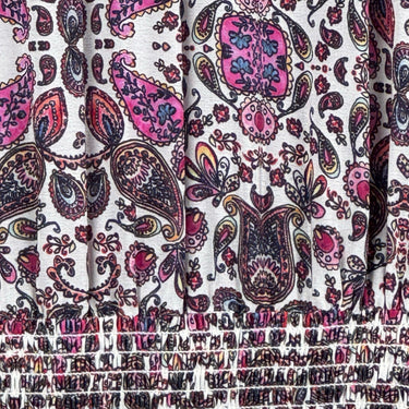 Shoshanna Paisley Print Long Sleeve Dress
