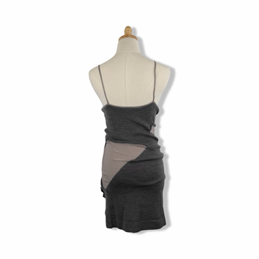 Zac Posen Multilayer Knit Slip Dress