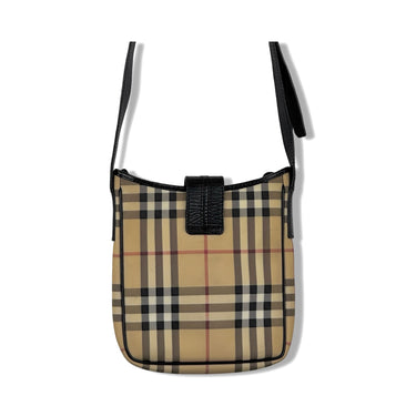 Burberry Tartan Leather Crossbody Bag