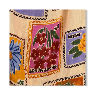 Paper Heart Linen Blend Maxi Dress