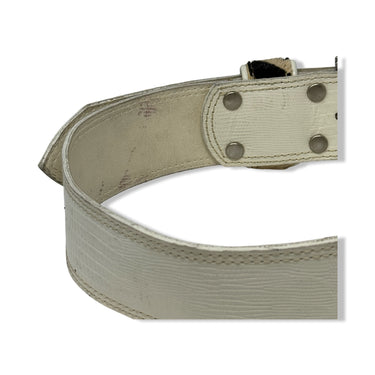 Vintage R.J. Graziano Textured Stone Buckle Belt