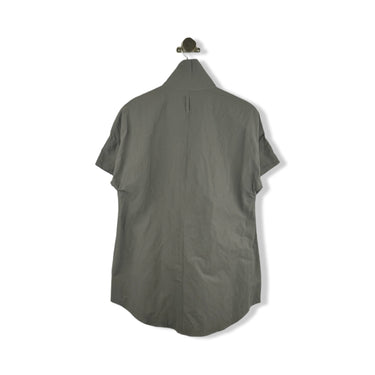 Kal Rieman Wrinkle Effect Collared Button Down Top