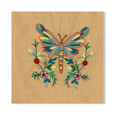 Vintage Dragonfly Embroidered Top