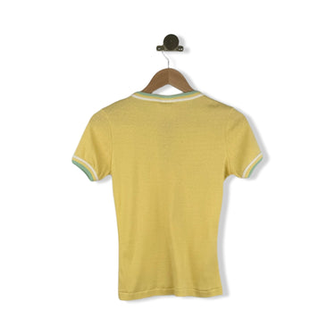Vintage Keyhole Short Sleeve Top