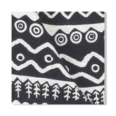 FARMRIO Beaded Strap Patterned Crop Top