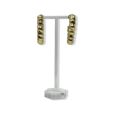 Rebecca De Ravenel Thick Hoop Earrings