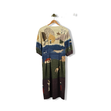 Cord Studio Pastoral Print Sheath Dress