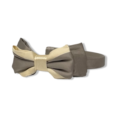 L. Erikson Striped Bow Headband