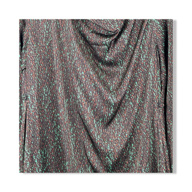 COS Scarf Detail Printed Midi Dress