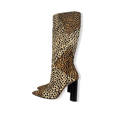 Ulla Johnson Knee High Leopard Print Boots
