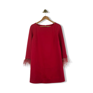 Draper James Feathered Shift Dress