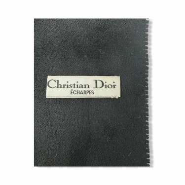 Christian Dior Fringed Scarf