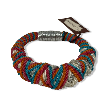 Vintage R.J. Graziano Colorful Wrapped Rope Bracelet