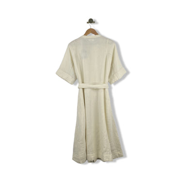 Billy Reid Linen Pointelle Shirt Dress