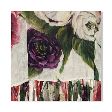 Dolce & Gabanna Silk Peony and Rose Dress