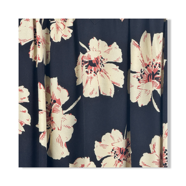 ba&sh Floral Three Quarter Sleeve Top