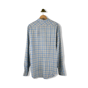 Billy Reid Standard Cut Gingham Plaid Shirt