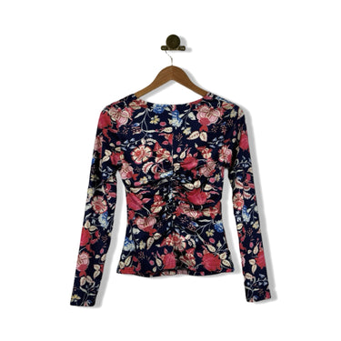 Area Stars Ruched Front Long Sleeve Top