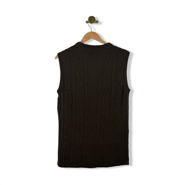Area Stars Cable Knit Sweater Vest