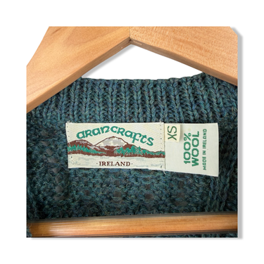 Vintage Aran Crafts Sweater