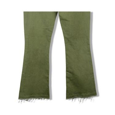 Veronica Beard Carson Ankle Flare Raw Edge Jean
