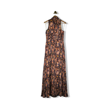 Shoshanna Snakeskin Print Maxi Dress