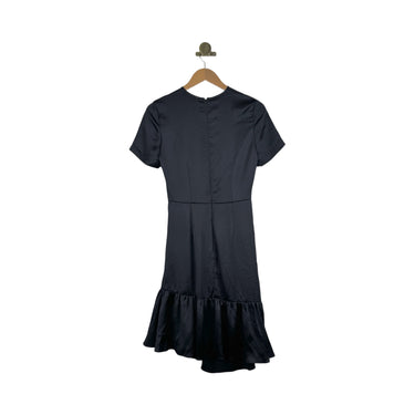 Shoshanna Short Sleeve Ruched Tie Dress