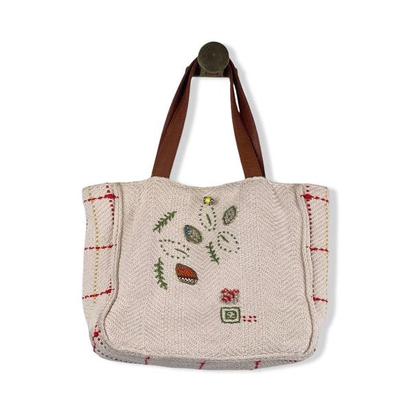 Maria La Rosa カゴバッグ Maria La Rosa Textile Handbag – RefindNYC by Housing Works