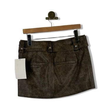 BLANKNYC Belted Faux Leather Mini Skirt