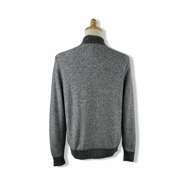 Billy Reid Long Sleeve Stripe Half Zip