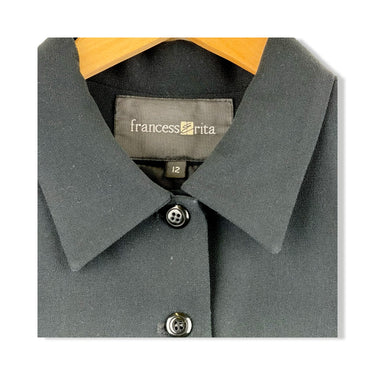 Vintage Francess & Rita Embroidered Button Blazer
