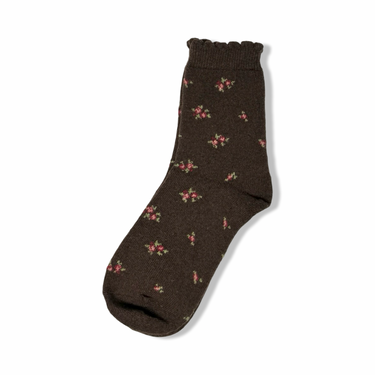 Winter Floral Sock
