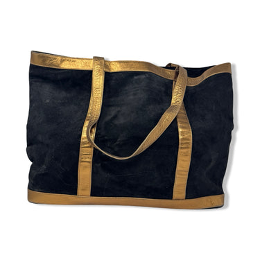 Vintage R.J. Graziano Leopard Print Suede Shoulder Bag
